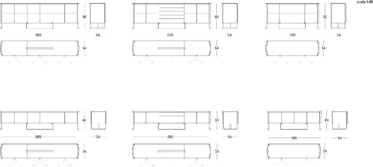 Technical Instruction Cabinets & bookcase Steven