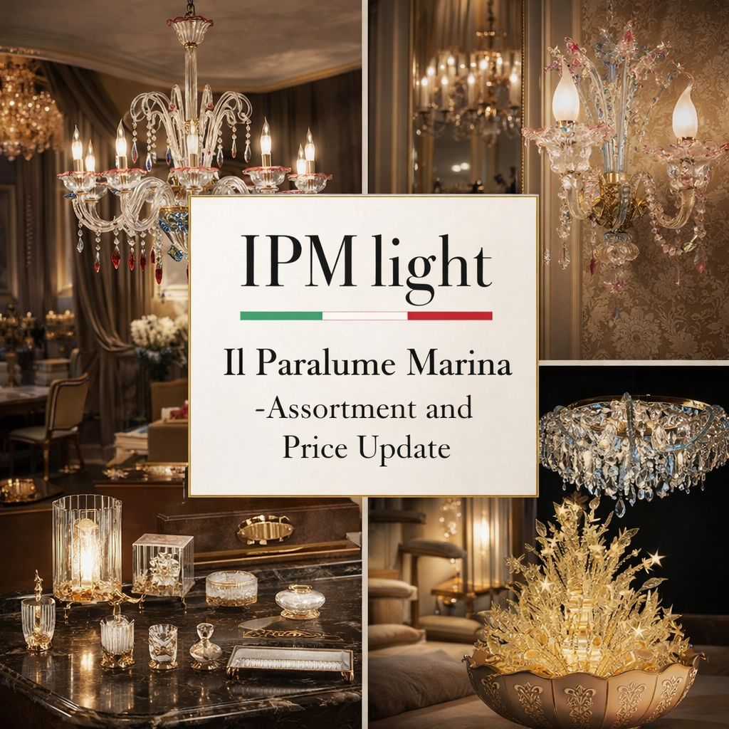 Il Paralume Marina – Assortment and Price Update